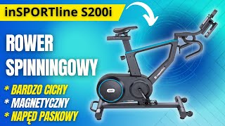 inSPORTline inCondi S200i  ROWER SPINNINGOWY Z DOMIESZKĄ TRENAŻERA ROWEROWEGO  RECENZJA [upl. by Innoc284]