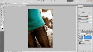 How to apply the Sepia Effect on selected parts of the picture in Photoshop [upl. by Sielen]