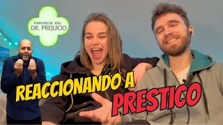 🇺🇦 🇦🇷 Mi novia reacciona a PRESTICO  PREGUNTAS BOLUDAS amp FARMACIA DR PREJUICIO 😅 [upl. by Sokem]