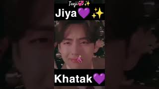 Tan tana tan tan tan tara taehyung sing this song 🤭🤭✨💞 jiyakhatak taeji cuteArmy 💞✨ [upl. by Jaylene]