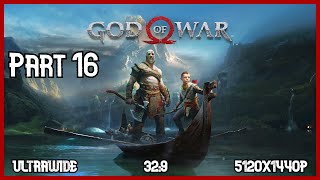 Return to the Summit  God of War 2018 Part 16 Ultrawide Playthrough Unedited 329 [upl. by Noyrb]