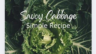 Cutting Savoy Cabbage  Quick and Easy recipe asmr [upl. by Rusticus]