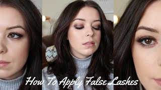 Nouveau Lashes  How To Apply Tutorial  Beth Eleanor [upl. by Knowlton947]