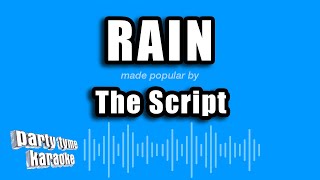 The Script  Rain Karaoke Version [upl. by Dahl]