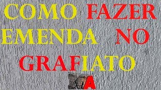 COMO FAZER UMA EMENDA PERFEITA NO GRAFIATO [upl. by Brittnee]