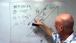 Determine the Coefficient of Kinetic Friction in Two Dimensions [upl. by Towers]