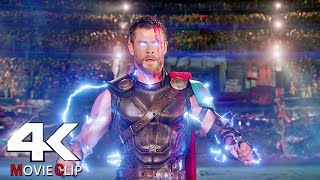 Thor quotStrongest Avengerquot  Hulk Quinjet Scene  Thor Ragnarok 2017 IMAX Movie Clip HD 4K [upl. by Adrahc757]