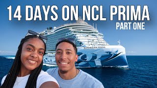 NCL PRIMA  14 DAY CARIBBEAN  Puerto Plata San Juan Tortola Curaçao  Part One [upl. by Oehsen]