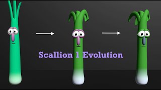 Unschooling with Fin  VeggieTales Scallion 1 Evolution [upl. by Siuoleoj124]