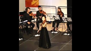 Natsuho Murata played M Weinberg ”Concertino for violin and strings” in 2° Round Tibor Junior 2022 [upl. by Rola663]