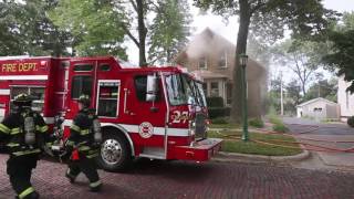 ShapPhoto Wilmette house fire 73016 [upl. by Reddin]