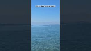 Beautiful landscape over sea from Garth Pier Bangor Wales wales garth landscape share subscribe [upl. by Bausch]