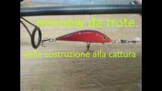 minnow da trote  dalla costruzione alla cattura [upl. by Cirderf]