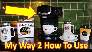 Bosch TASSIMO My Way 2 Coffee Machines How to Use amp Review [upl. by Reivazx]