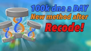 Roblox Dinosaur Simulator  HOW TO MAKE TONS OF DNA AFTER THE RECODE [upl. by Shig28]