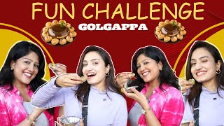 Golgappa Challenge  Fun chopsticks 🥢 challenge  Truth or Dare challenge  vaisshnavi [upl. by Odella927]