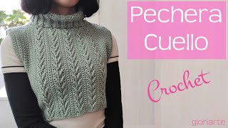 PECHERA de CROCHET con ESPIGAS TODAS las TALLAS FÁCIL PASO a PASO [upl. by Imailiv]