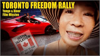 Toronto Freedom Rally  Yonge amp Bloor [upl. by Ettennil]