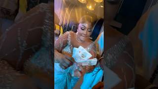 Omo Borty counts pounds sterling at her wedding [upl. by Damara]