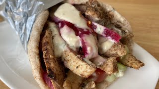 Authentic Arabic Chicken Shawarma recipeArabic BBQ [upl. by Drofnats]