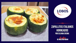 ZAPALLITOS ITALIANOS HORNEADOS por silvanacocina y SalLobosChile [upl. by Makell]