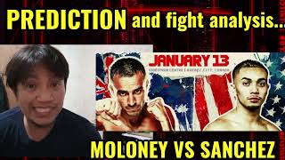 JASON MOLONEY VS SAUL SANCHEZ PREDICTION AND FIGHT ANALYSIS [upl. by Oiramat]