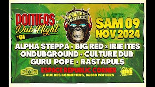 Teaser Poitiers Dub Night 1  Samedi 09 Novembre 2024 – Espace Republic Corner Poitiers 86 [upl. by Elleon767]