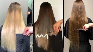 Top Amazing Long Hair Cutting Tutorials Compilations Long Hairstyle Transformations 2018 [upl. by Derfliw]