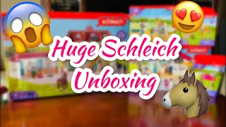 HUGE Schleich Unboxing [upl. by Huberty]