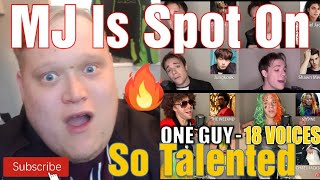 0ne Guy 54 Voices and One Guy 18 Voices Reaction [upl. by Buschi]