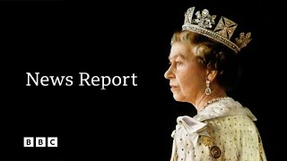 Queens Death Announcement on British Television  September 8th 2022 [upl. by Aivilo]