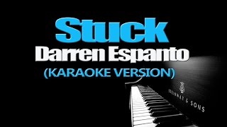 STUCK  Darren Espanto KARAOKE VERSION [upl. by Faith]