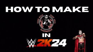 How to Make Danhausen in WWE 2k24 [upl. by Washko26]