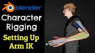 Blender 34 Arm Inverse KinematicsIK  Tutorial 2 [upl. by Jeane66]