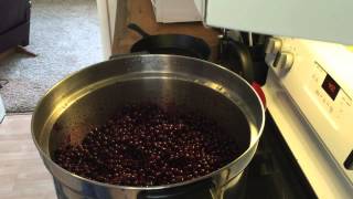 Steaming out Choke Cherry Juice [upl. by Randolf]