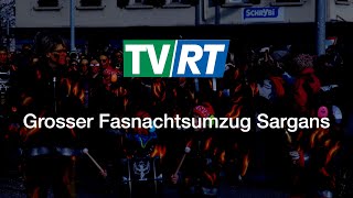 Grosser Fasnachtsumzug Sargans mit Werbung [upl. by Arihaz]