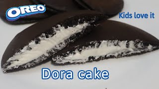 Chocolate Dora Cake with Oreo Biscuit  easy snack recipe for kids [upl. by Ottinger]