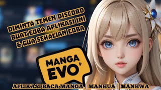 APLIKASI TERBARU BACA KOMIK MANGA MANHUA DAN MANHWA  MANGA EVO [upl. by Claudetta]