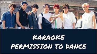 KARAOKE BTS  permission to dance  romanized [upl. by Eliott]