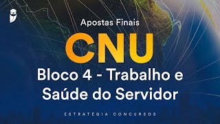 Apostas Finais CNU – Bloco 4 Psicologia social e aplicação no trabalho  Prof Priscila Batista [upl. by Roderick]