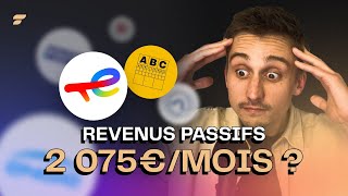 Ce consultant de 41 ans gagne 2075€ dividendesmois  Présentation de Portefeuille [upl. by Behka]