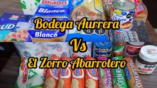 Compras en Bodega Aurrera y El Zorro Abarrotero✨ Comparación de precios💰 bodegaaurrera despensa [upl. by Aierbma174]