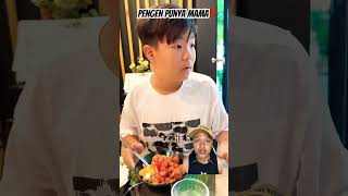 PENGEN PUNYA MAMA⁉️ food leonatafamily foodie mukbang family eating comedy funny music [upl. by Donal]