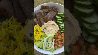 Beef amp Lamb Gyro Bowl with Yellow Rice [upl. by Clippard631]