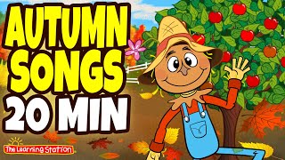 Autumn Songs ♫ Autumn Songs For Kids ♫ Fall Season Songs ♫ Kids Autumn Songs by The Learning Station [upl. by Charity]