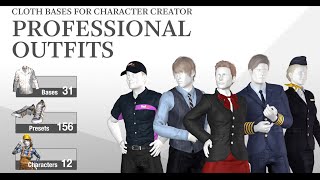 Cloth Bases for Character Creator  Professional Outfits [upl. by Mosier627]