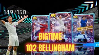 LUCKIEST 102 BELLINGHAM 100 COINS PACK OPENING😳💥😱 [upl. by Ardni]