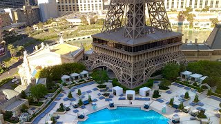 Eiffel tower restaurant Paris hotel Las Vegas Nevada [upl. by Enehpets162]