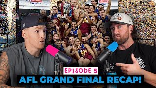 Inside the Brisbane Lions 2024 AFL Grand Final celebrations Matho POV [upl. by Relyhs]