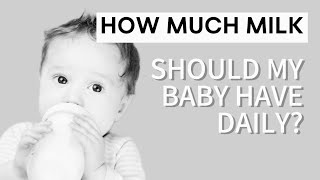 Baby Milk intake  how much per day  Expert guide for new parents [upl. by Malik]